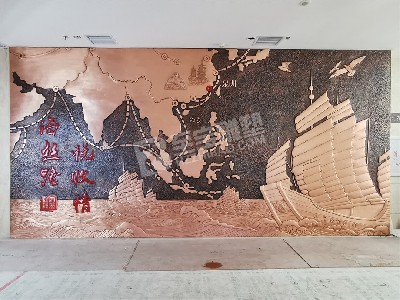 稅務(wù)局壁畫紫銅黃銅定制